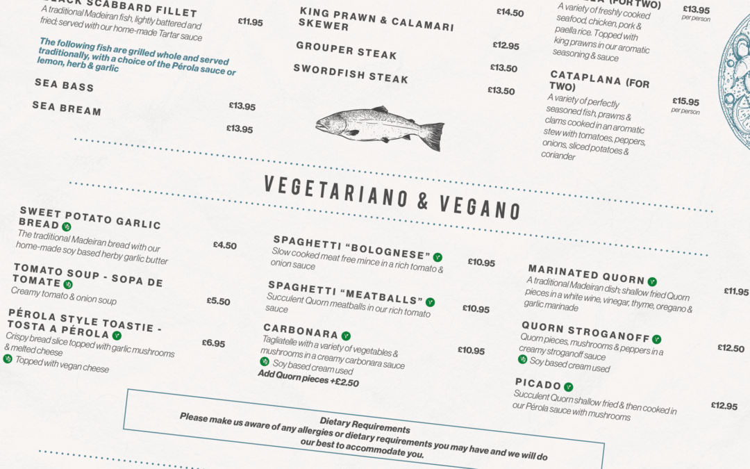 An appetite for aesthetic. Why having a well-designed menu is important and how to get it right.
